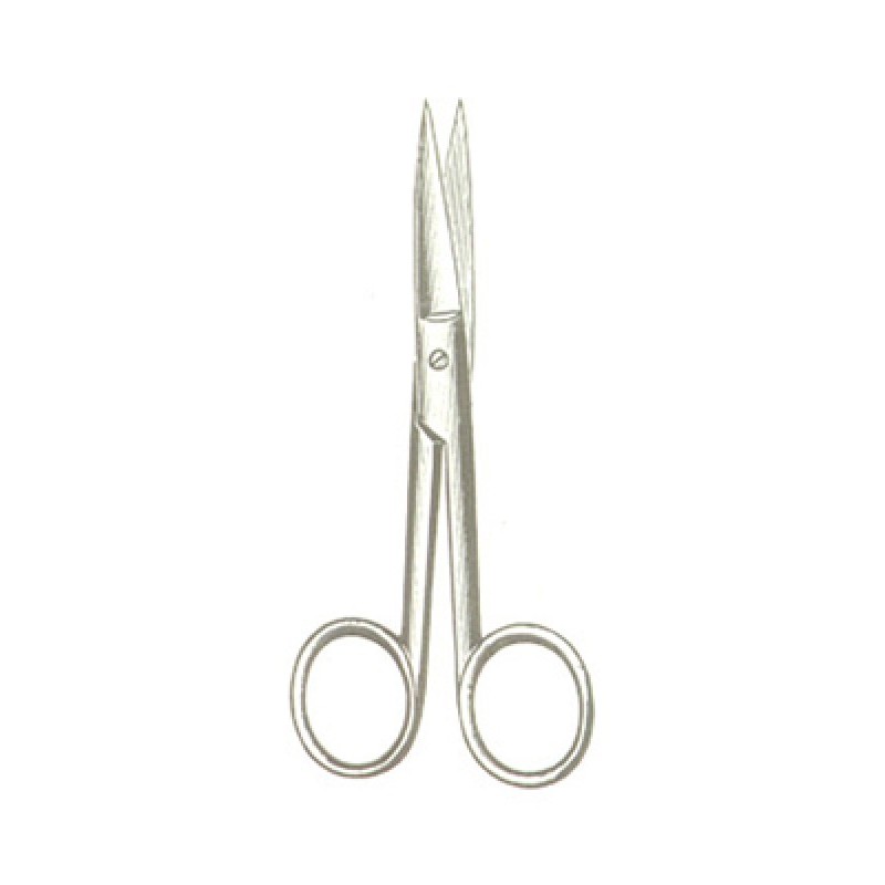 1236-1614 Makas İki Uçlu Keskin Uçlu 14cm - Görsel 1