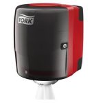 Tork İçten Beslemeli Midi Dispenser Siyah-Kırmızı