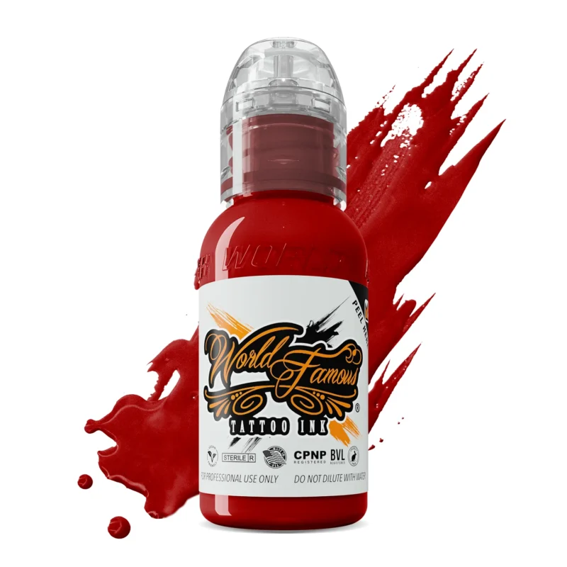 World Famous Ink Dövme Boyası - Big Apple Red 30ml