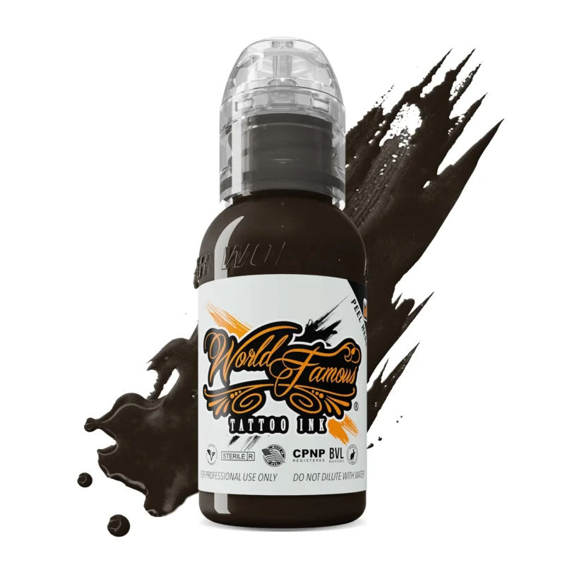 World Famous Ink Dövme Boyası - Dark Chocolate 30ml