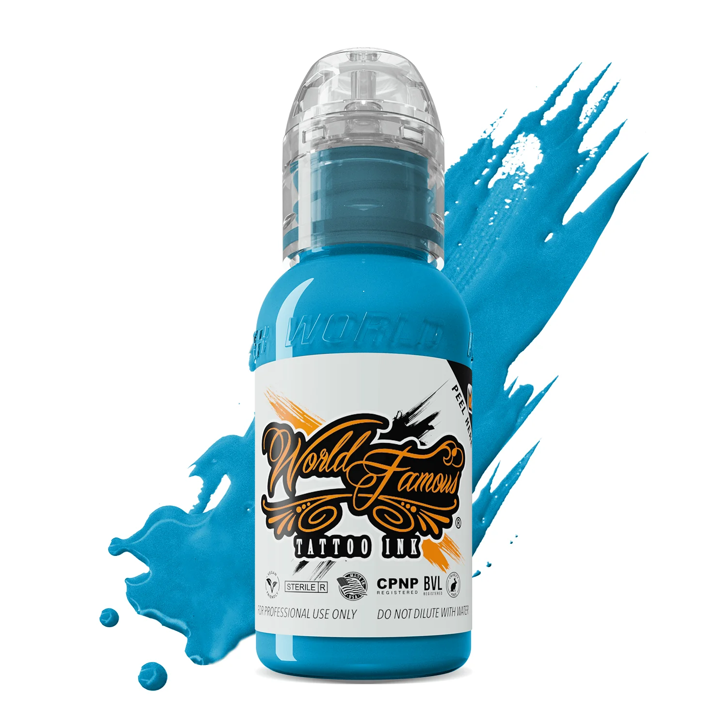 World-Famous-Greenland_Ice_Blue-1oz World Famous Ink Dövme Boyası - Greenland Ice Blue 30ml