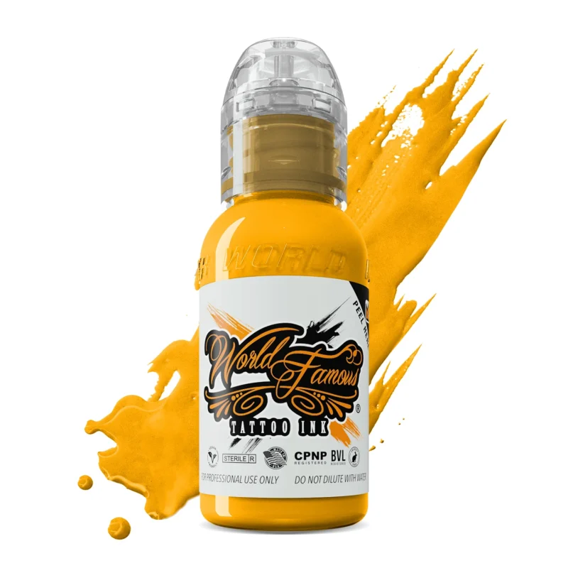 World Famous Ink Dövme Boyası - Michaelangelo Yellow 30ml