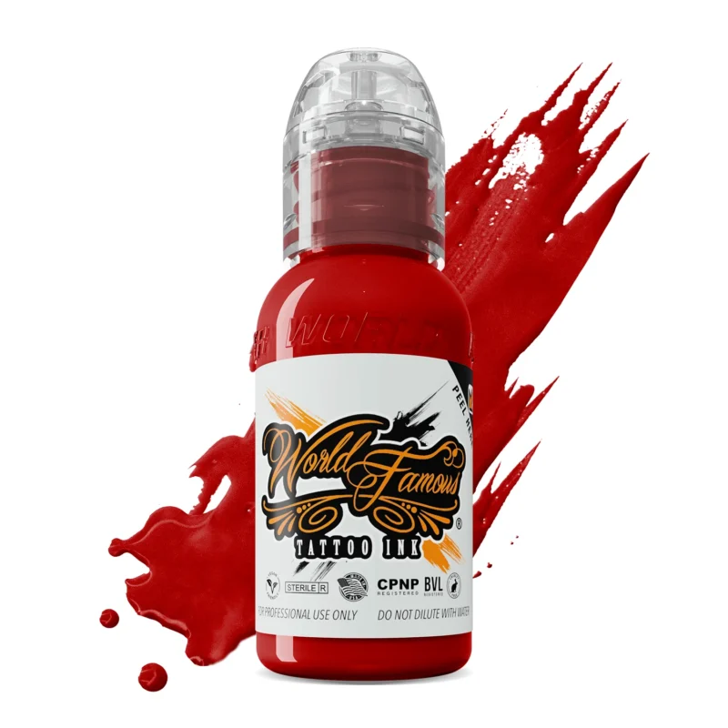 World Famous Ink Dövme Boyası - Paul Roggers Red 30ml