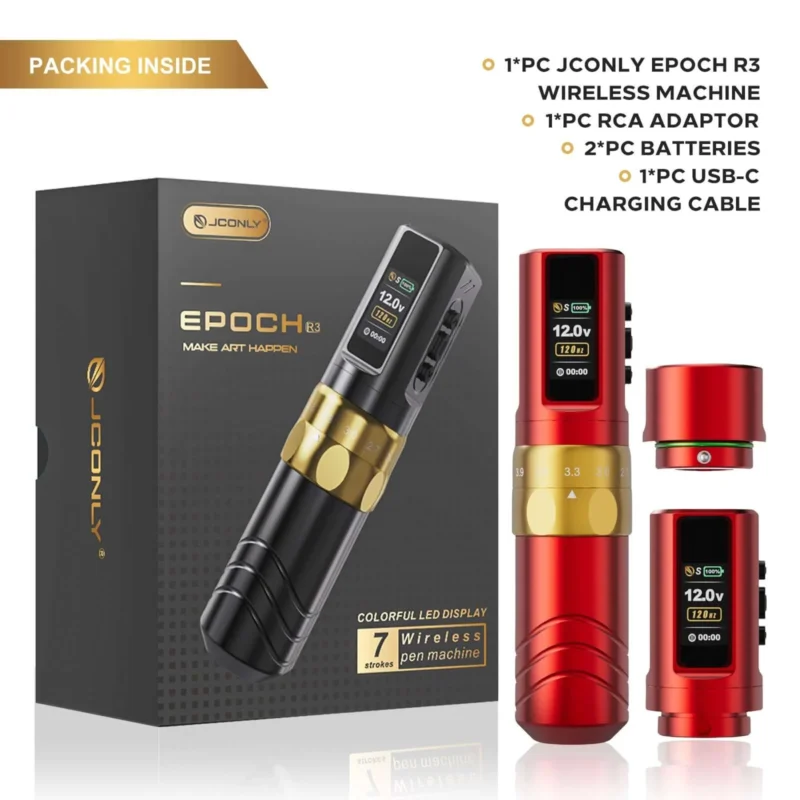Jconly Epoch Wireless Pen Machine Black - 2 Battery Pack - Görsel 8