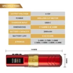 Jconly Epoch Wireless Pen Machine Black - 2 Battery Pack - Görsel 4