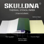 Skulldna Thermal Stencil Paper 100 Adet - Görsel 3