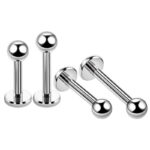 1.6mm Titanyum Mikro Labret 5mm Toplu