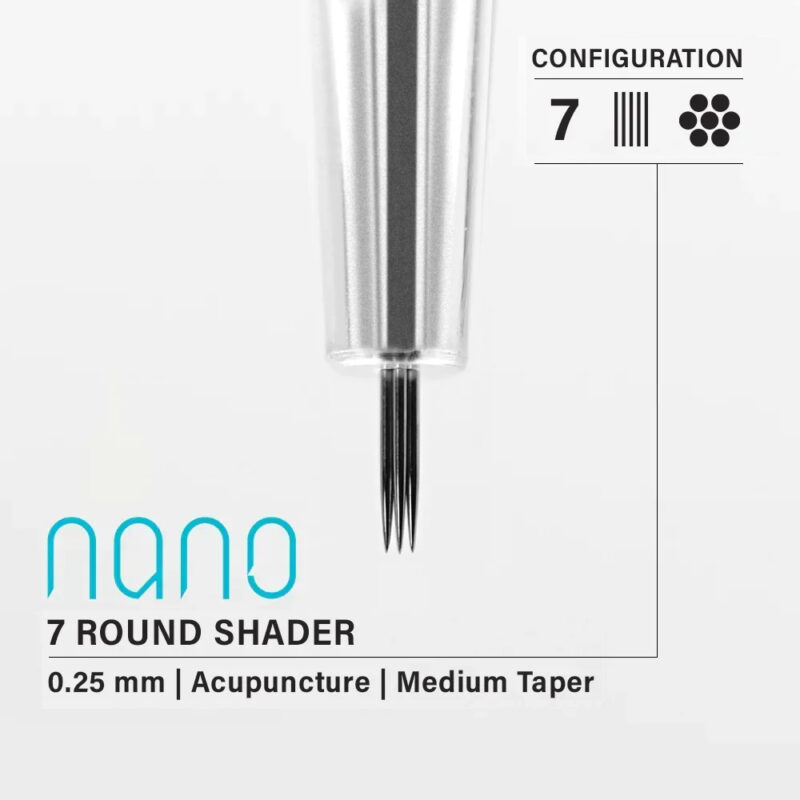 Vertix Nano PMU Kartuş - Round Shader 0.25/7 Medium Taper - Görsel 1