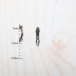 Spayk 3mm x 6mm x 1.2mm Çelik Banana Piercing