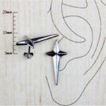 Kutup Haç Çelik Tragus Helix Piercing