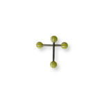 Top Dalga Dil Piercing Titanyum 6x16x1.6mm