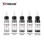 Xtreme Inks' Opaque Gray Set - 5x30ml - Görsel 2