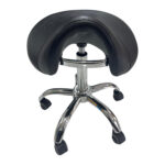 El Destekli Eyer Tabure Siyah