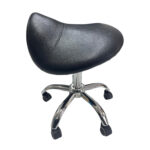 El Destekli Eyer Tabure Siyah - Görsel 3